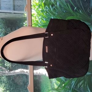 Vera Bradley Glenna Satchel Black Bag